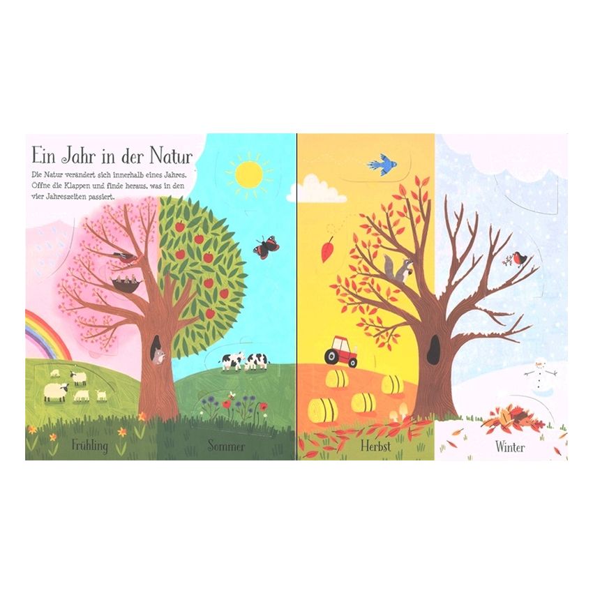 Usborne Verlag - Mein buntes Klappenbuch: In der Natur