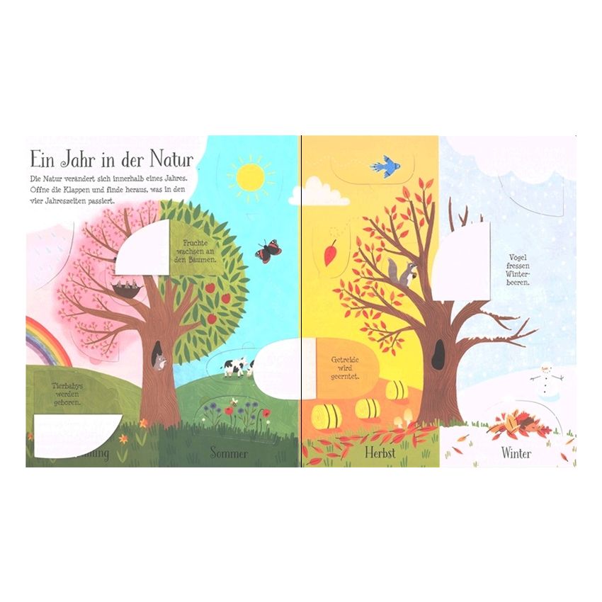 Usborne Verlag - Mein buntes Klappenbuch: In der Natur