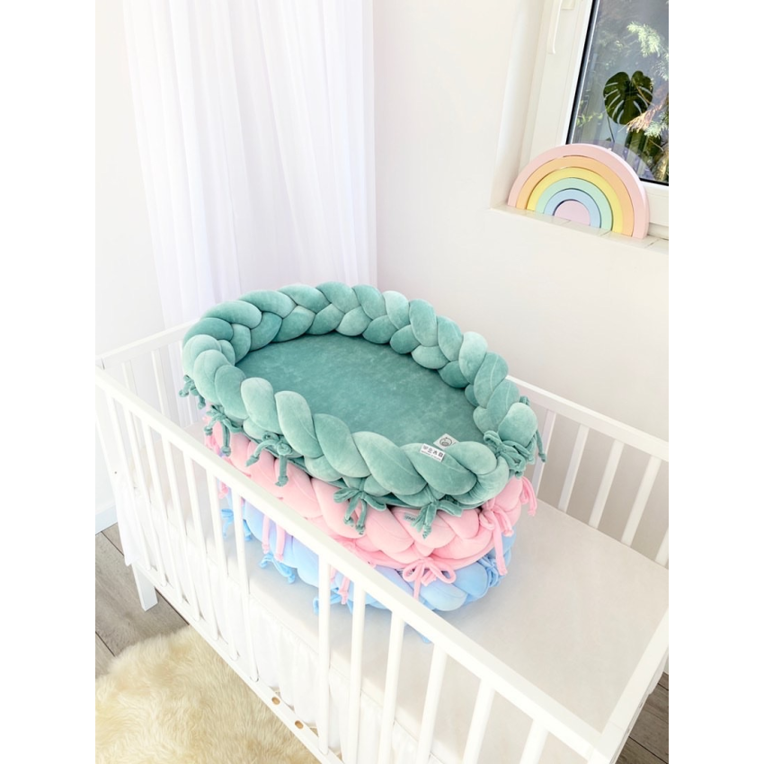 Sparrow - Babynest Bettschlange Babynest 2 in 1 Berry