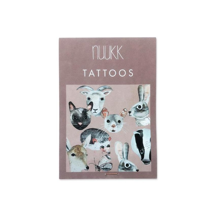 nuukk - Bio Kindertattoo Tierfreunde