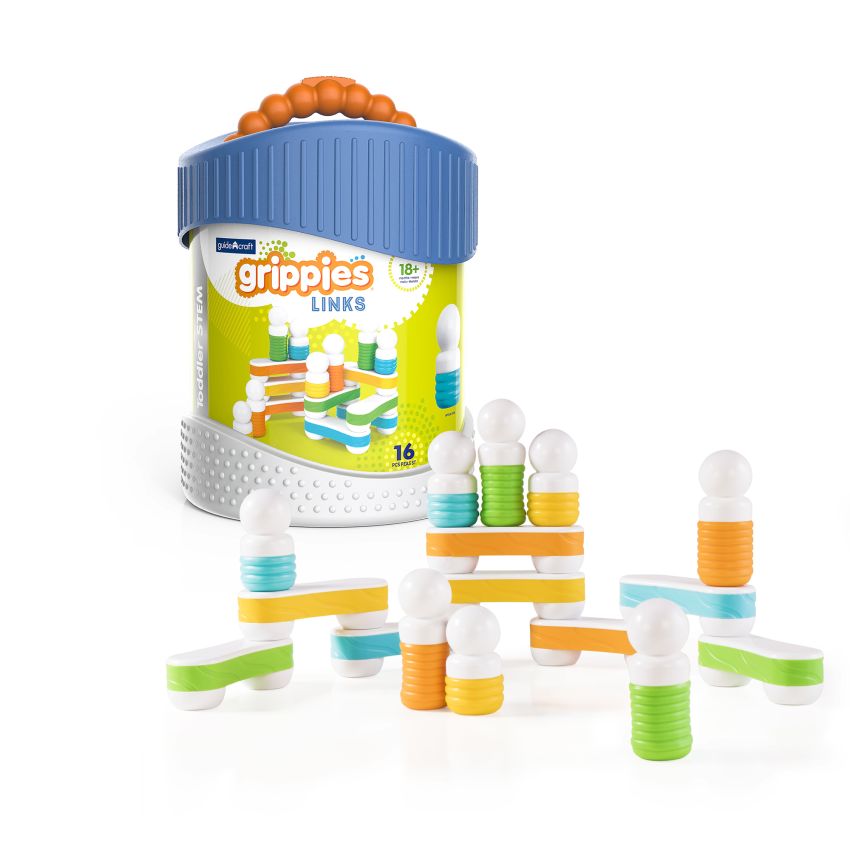 Guidecraft - Grippies® Links – 16 teiliges Set