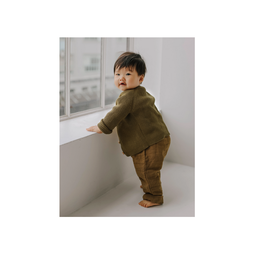 Jamie Kay - Strick Cardigan olive