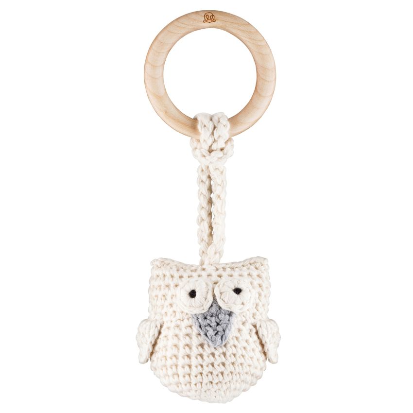 Maylily - Greifling Eule Creme lang