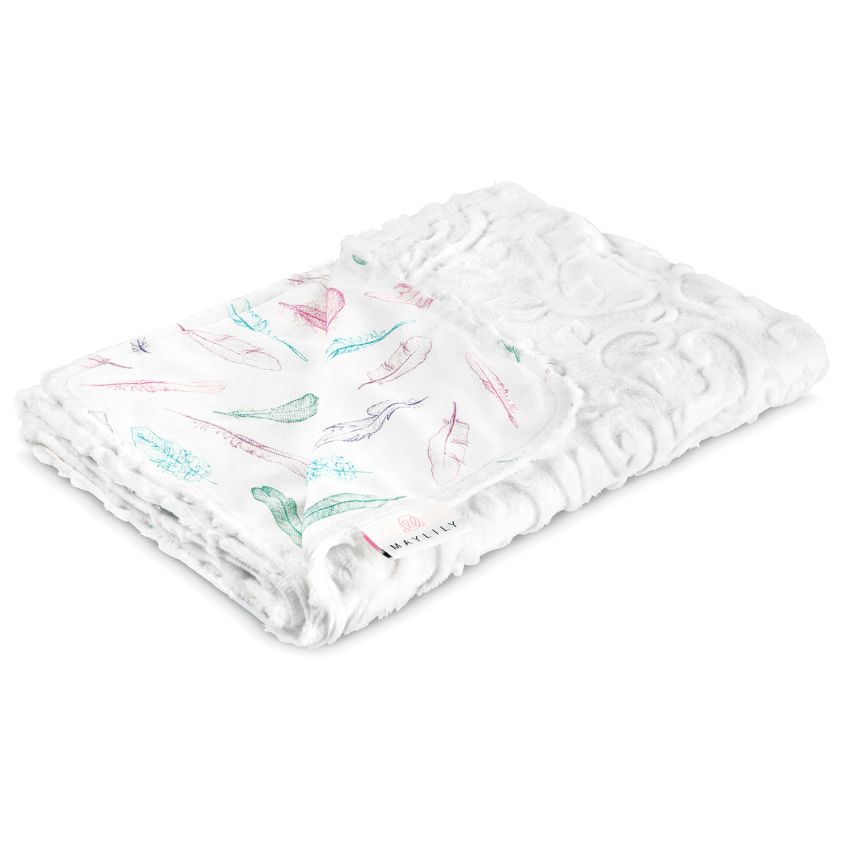Maylily - Luxe light Decke Paradise Feathers white