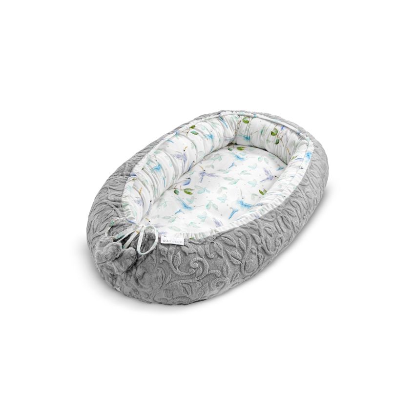 Maylily - Babynest Premium Luxe Heavenly Birds Grey