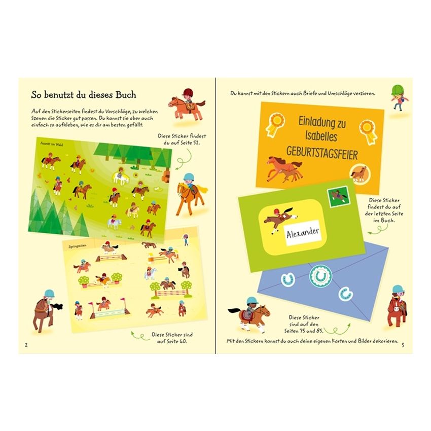 Usborne Verlag - Mein extradickes Stickerbuch: Pferde und Ponys