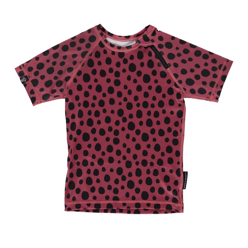Beach & Bandits - UV Badeshirt Red Velvet Punkte