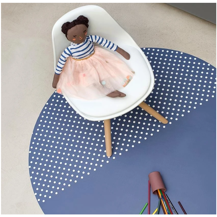 Toddlekind - Clean Wean Matte Spotted Blue Pansy