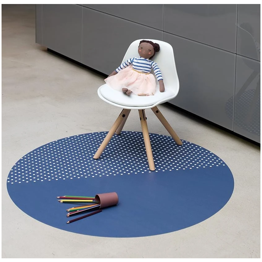 Toddlekind - Clean Wean Matte Spotted Blue Pansy