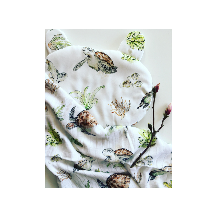 Qbana Mama - Babykissen Pazifik Schildkröte