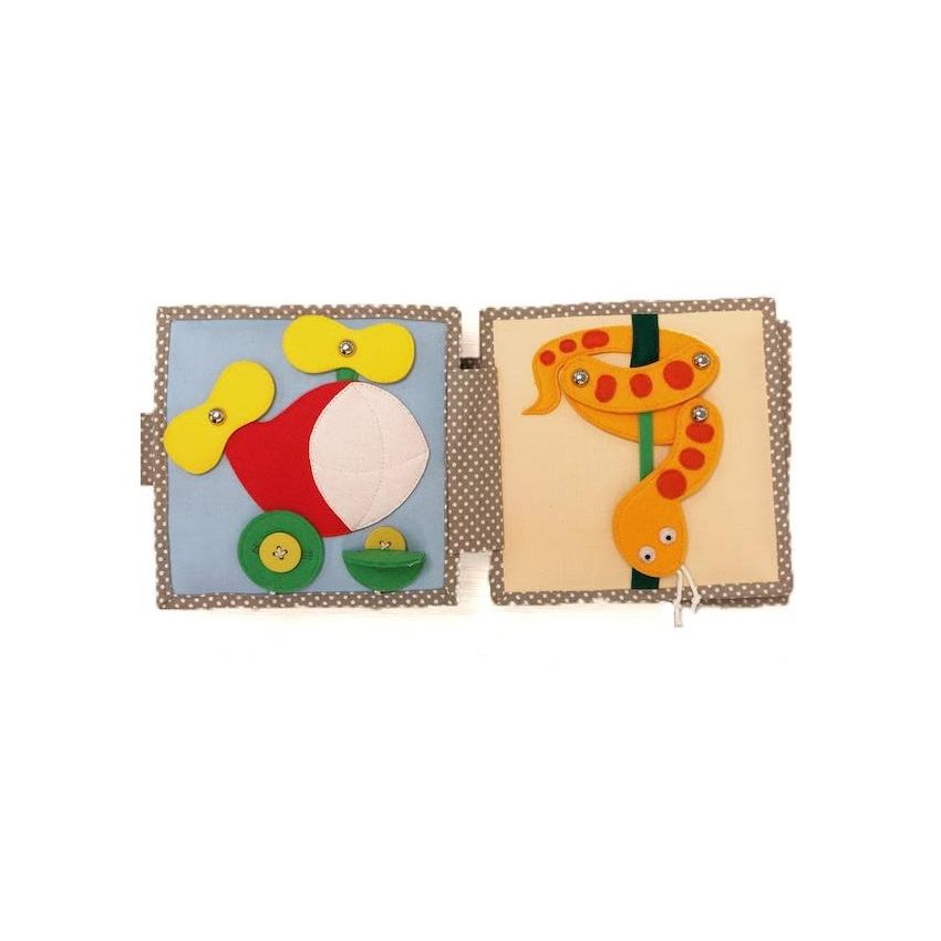 Jolly Designs - Mini Quit Beschäftigungsbuch Peek a Boo