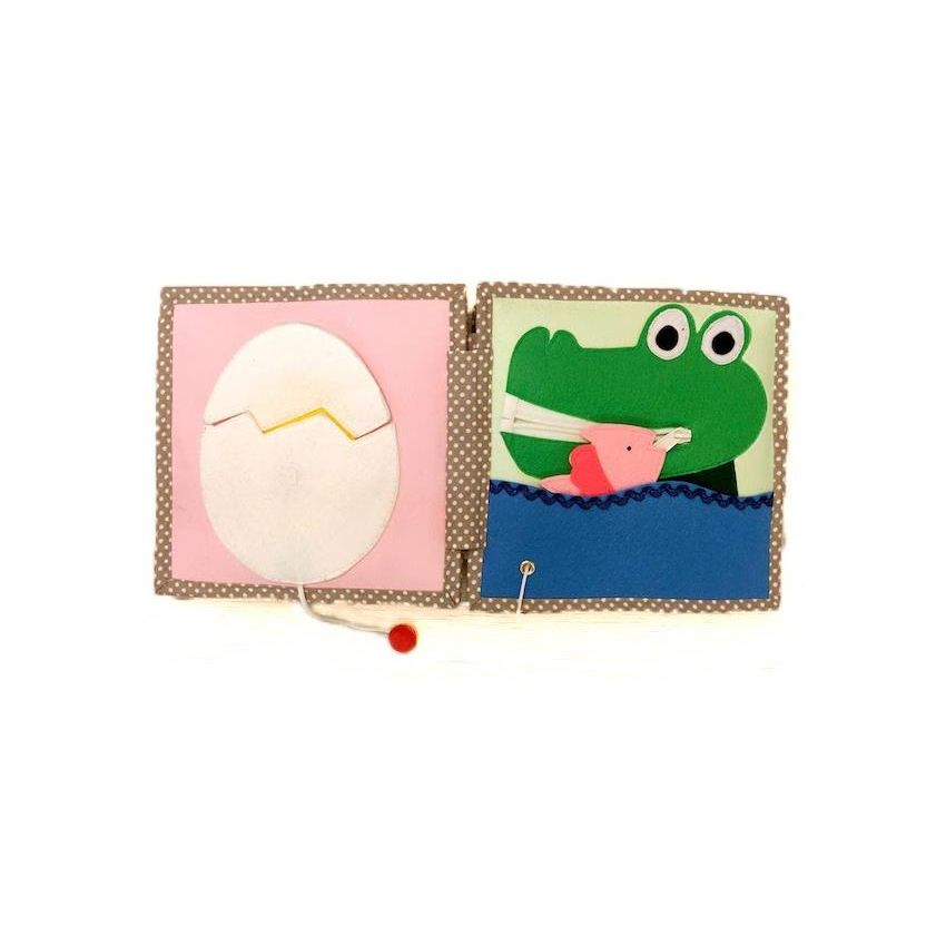 Jolly Designs - Mini Quit Beschäftigungsbuch Peek a Boo