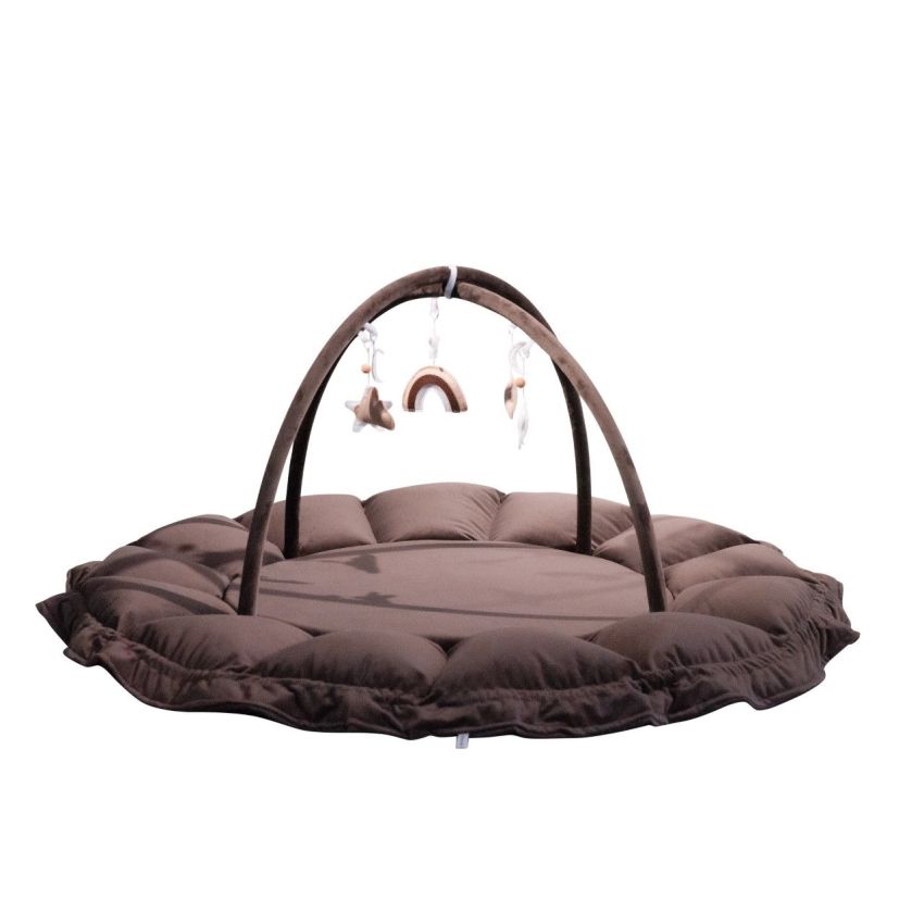 Lilac Sunday - Babyinsel rund 2 in 1 Fabian braun Spielzeug beige