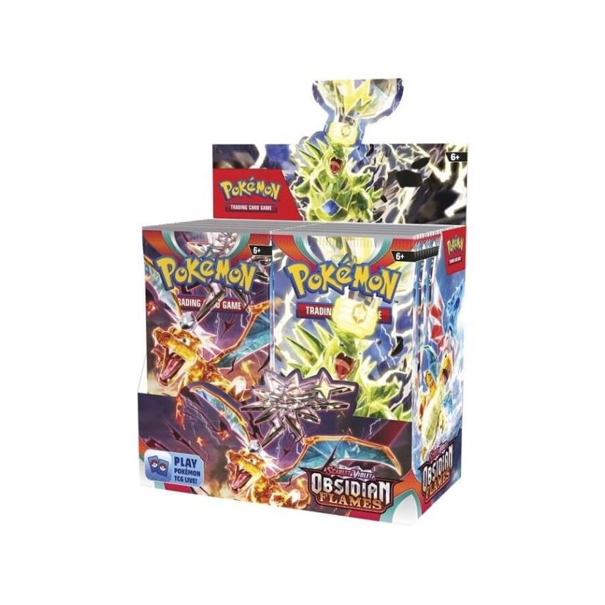 Pokemon Scarlet and Violet Obsidian Flames Booster, 1 Pack - Englisch