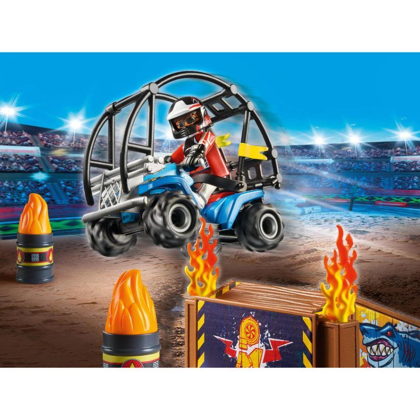 PLAYMOBIL® 70820 - Starter Pack Stuntshow Quad mit Feuerrampe