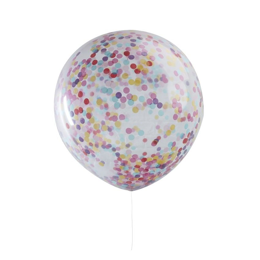 Ginger Ray - Konfetti Ballone XL multicolor