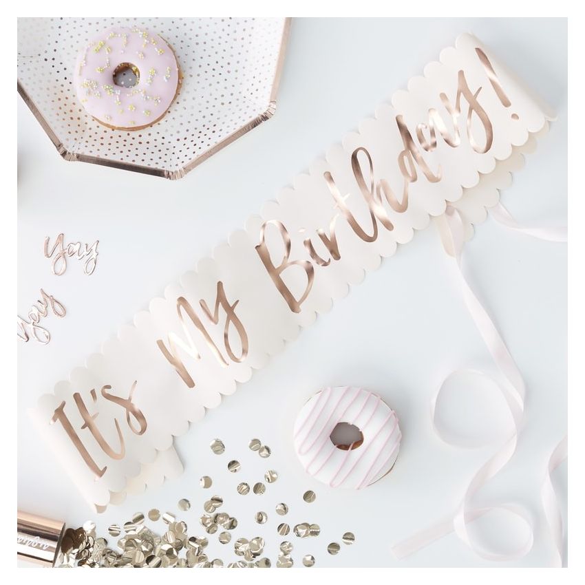 Ginger Ray - Schriftband 