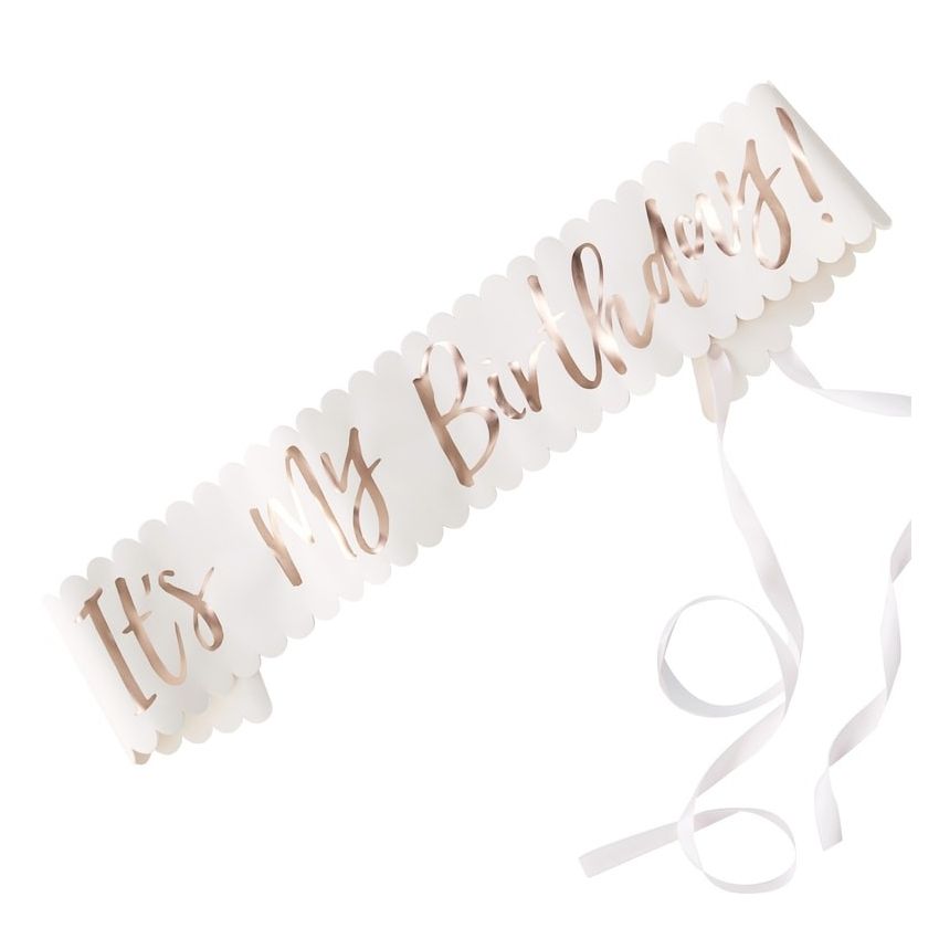 Ginger Ray - Schriftband 