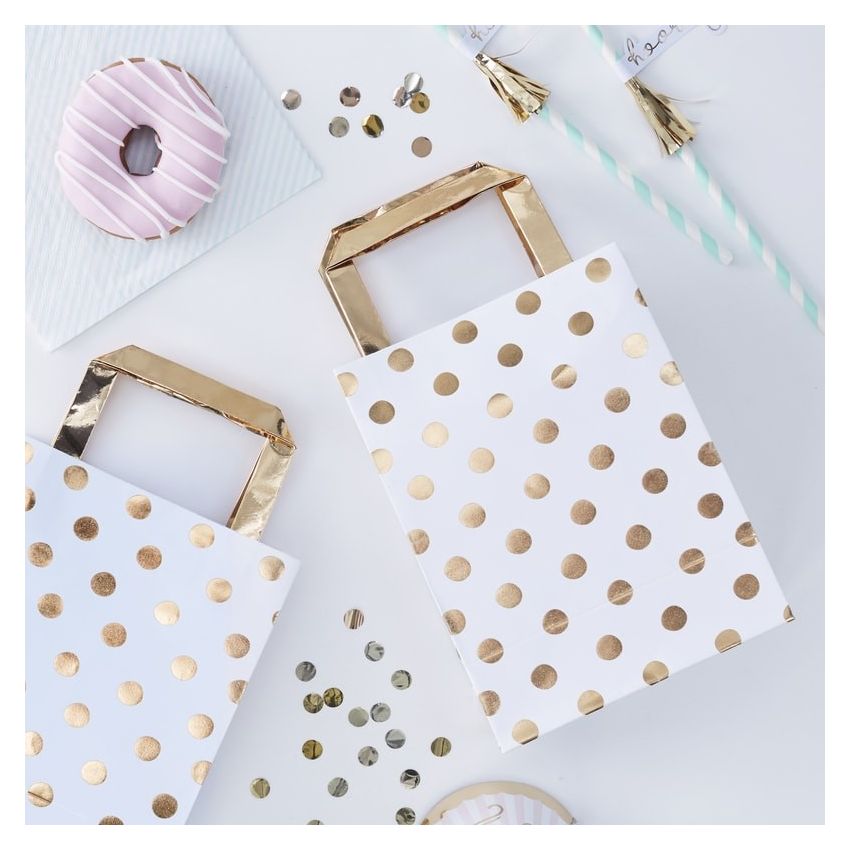 Ginger Ray - Geschenktüten Gold Spots