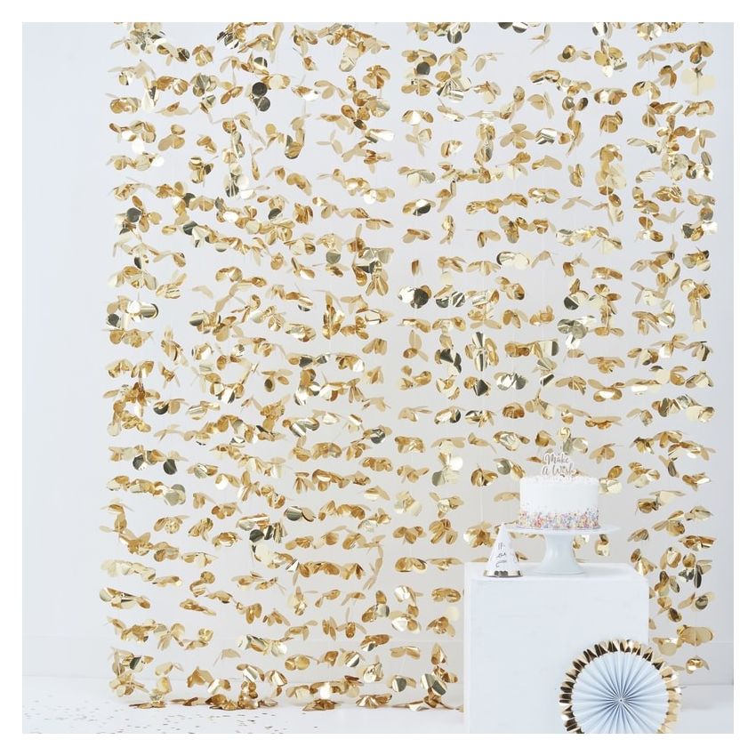 Ginger Ray - Fotovorhang Photobooth Gold