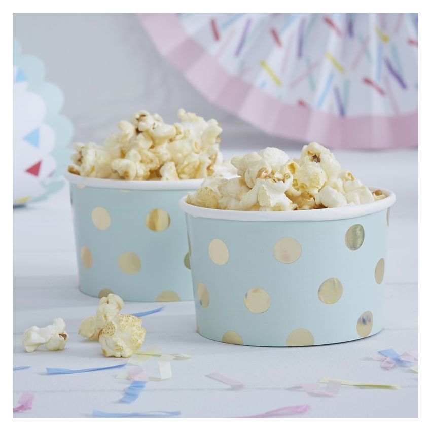 Ginger Ray - Partyschalen / Eiscremeschale Polka Dots