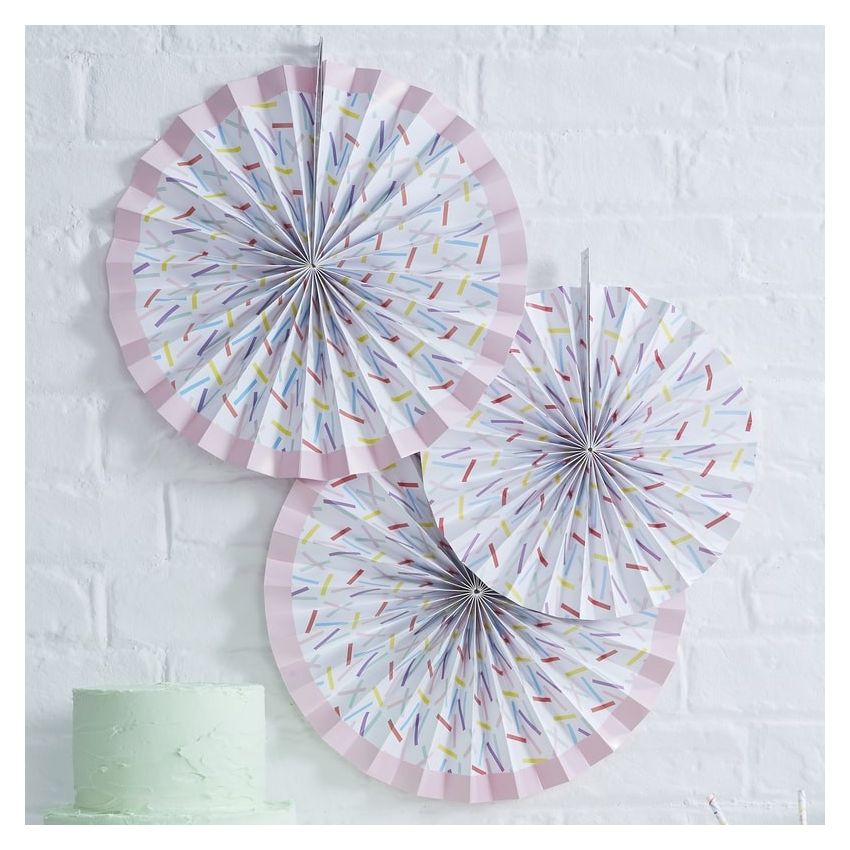 Ginger Ray - Wanddekoration Rosetten Sprinkles