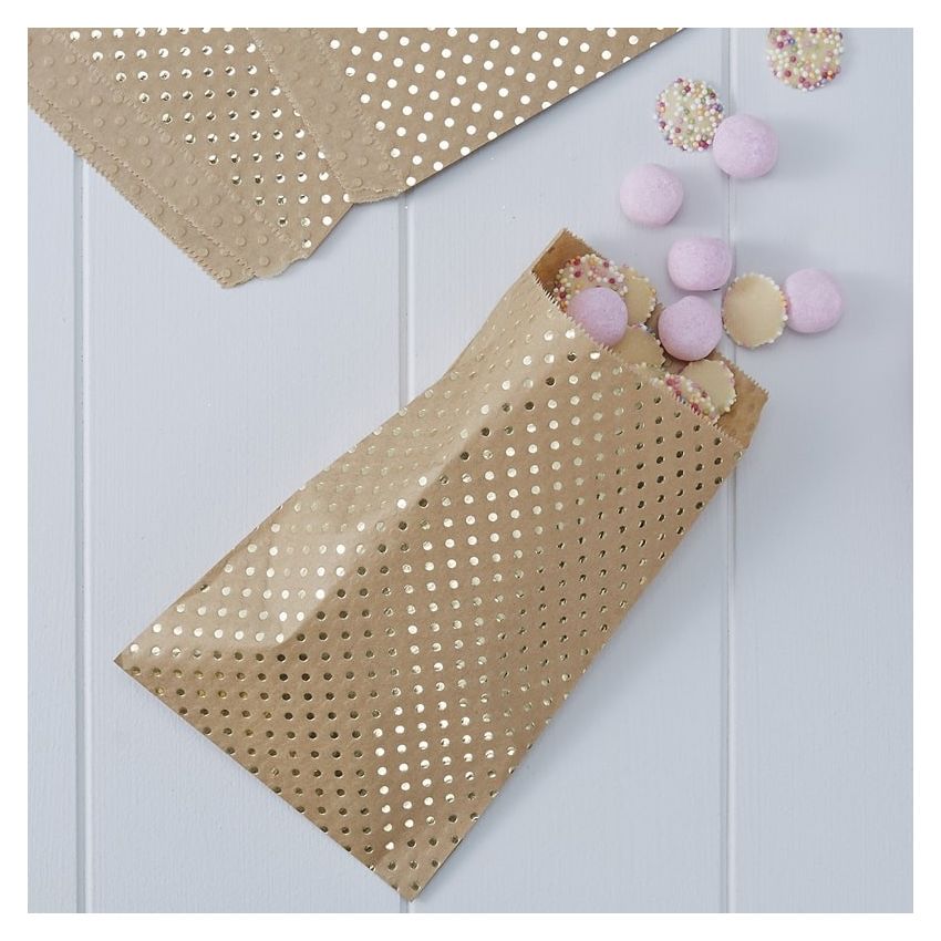 Ginger Ray - Papiertüten Polka Dots Pick and Mix