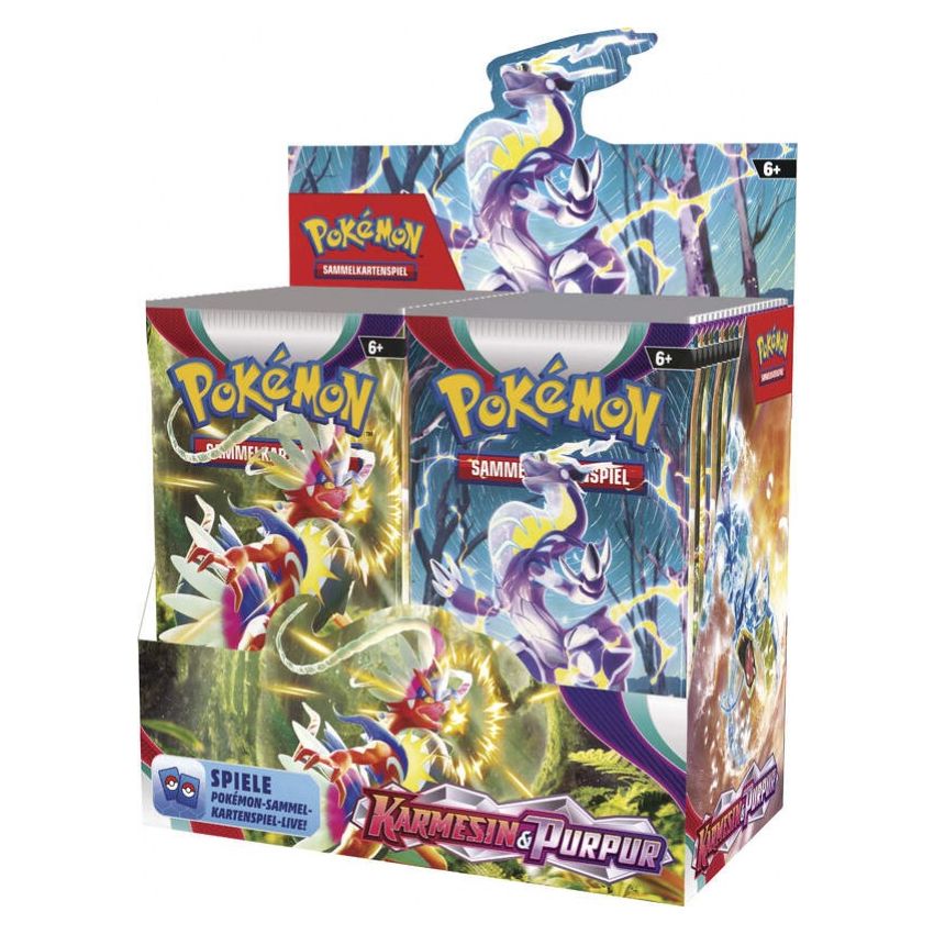 Pokemon Karmesin & Purpur Booster, 1 Pack - Englisch