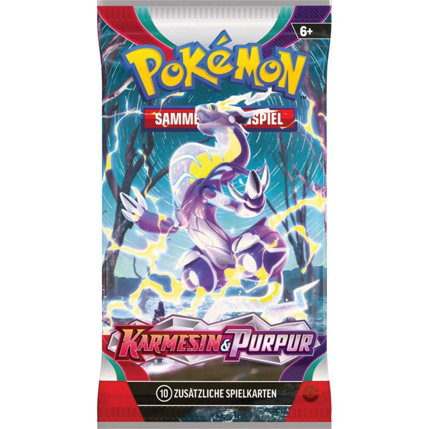 Pokemon Karmesin & Purpur Booster, 1 Pack - Englisch