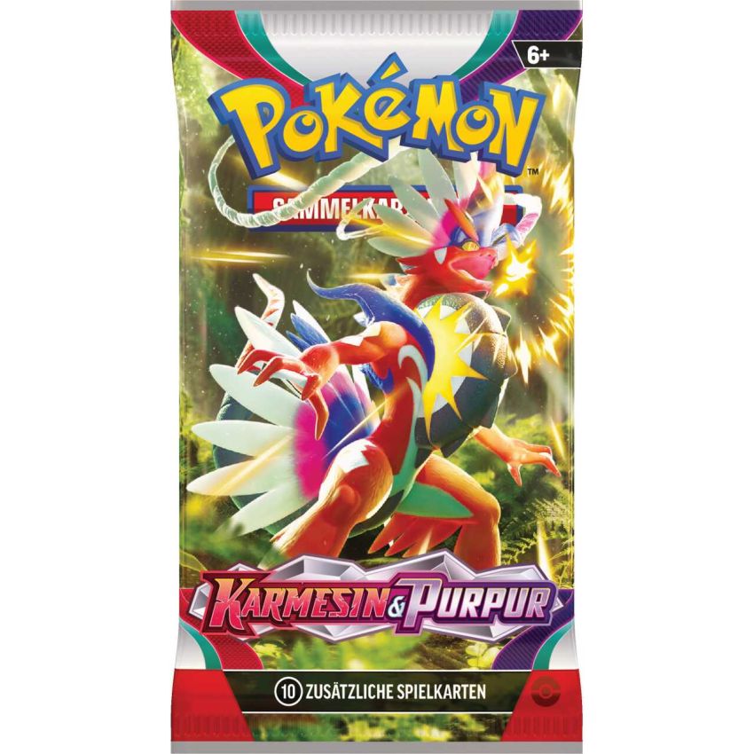 Pokemon Karmesin & Purpur Booster, 1 Pack - Englisch