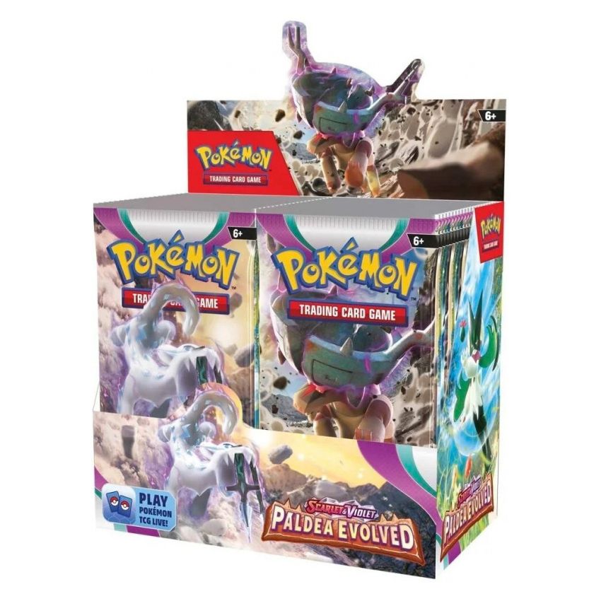 Pokemon Paldea Evolved Booster, 1 Pack - Deutsch