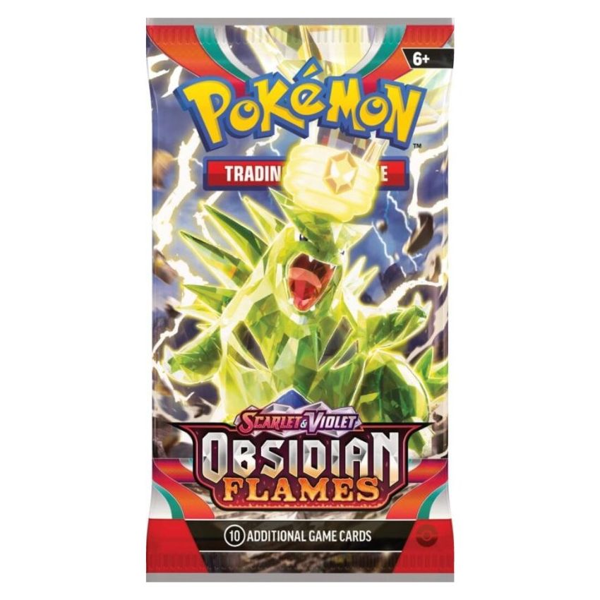 Pokemon Scarlet and Violet Obsidian Flames Booster, 1 Pack - Englisch