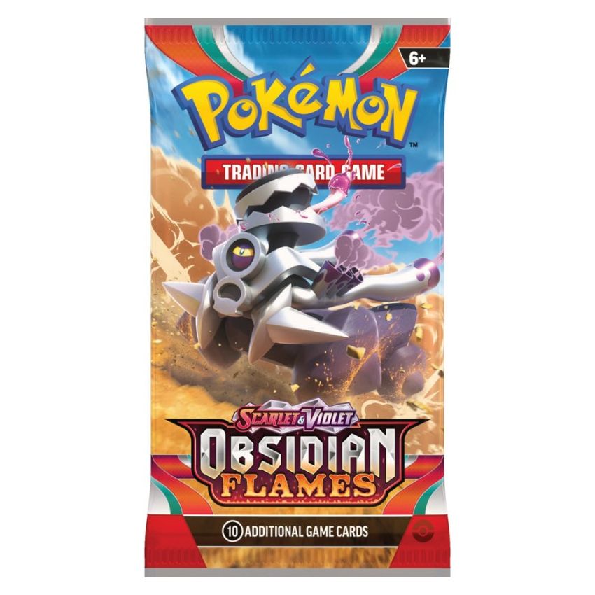 Pokemon Scarlet and Violet Obsidian Flames Booster, 1 Pack - Englisch
