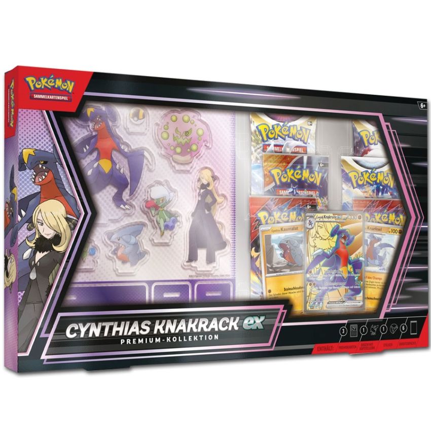 Pokémon Cynthias Knakrack EX Premium Kollektion - Deutsch
