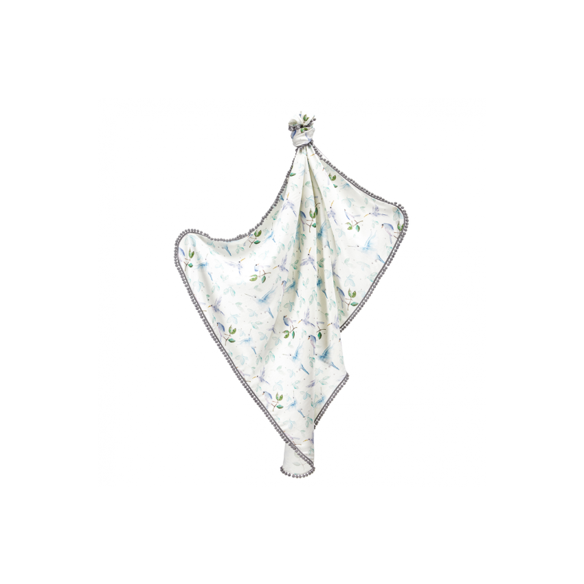 Maylily - PomPom Swaddledecke Heavenly Birds