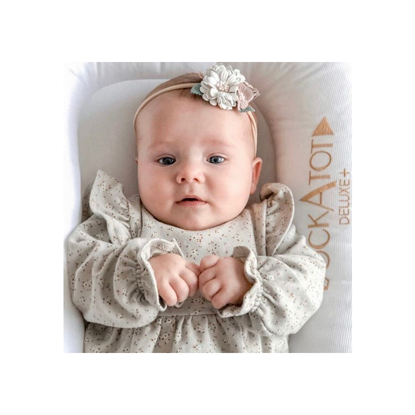 Snuggle Hunny - Spannbezug für Wiege, Kinderwagen & Wickelmatte Poppy