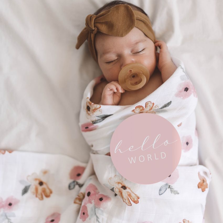 Snuggle Hunny - Meilenstein Karten Poppy & Musk Pink