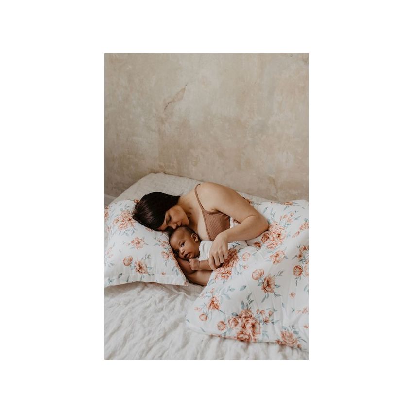 Qbana Mama - Bettdeckenset mit Kissen gefüttert XL Bloom Revival