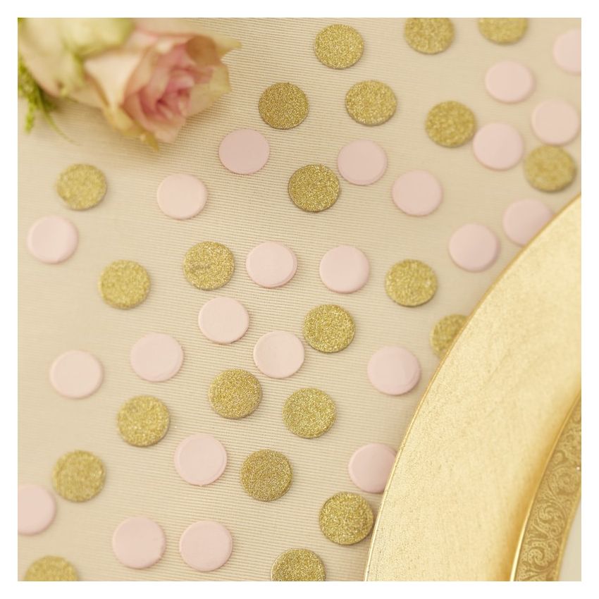 Ginger Ray - Tischkonfetti Pastel Perfection Gold & pink