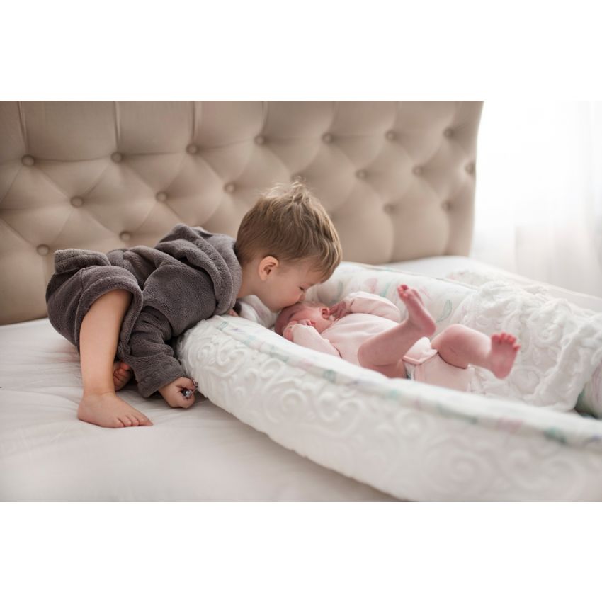 Maylily - Babynest Premium Luxe Paradise Birds White