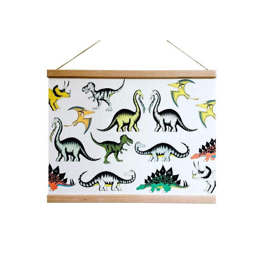 Dino Raw - Poster Wandering Dinosaurs