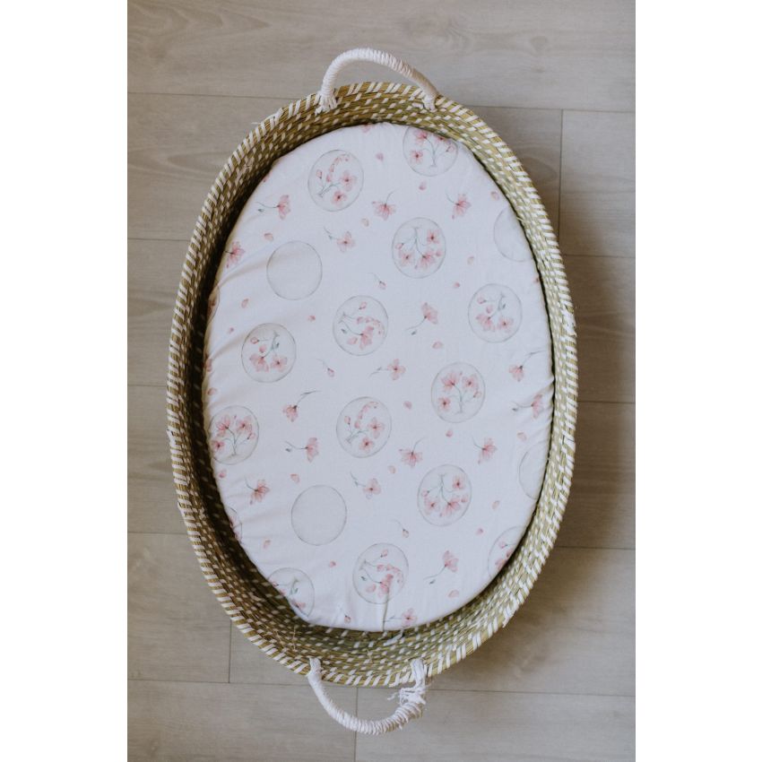 Qbana Mama - Spanntuch für Wiege / Moseskorb / Kinderwagen Illusion