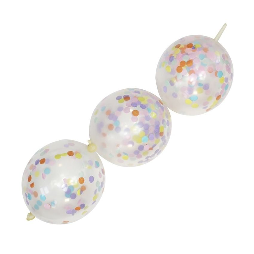 Ginger Ray - Konfetti Ballon Girlande pastell