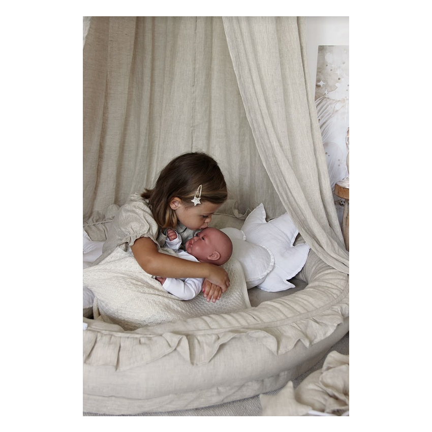 Cotton & Sweets - Baldachin pure Nature Leinen Natural