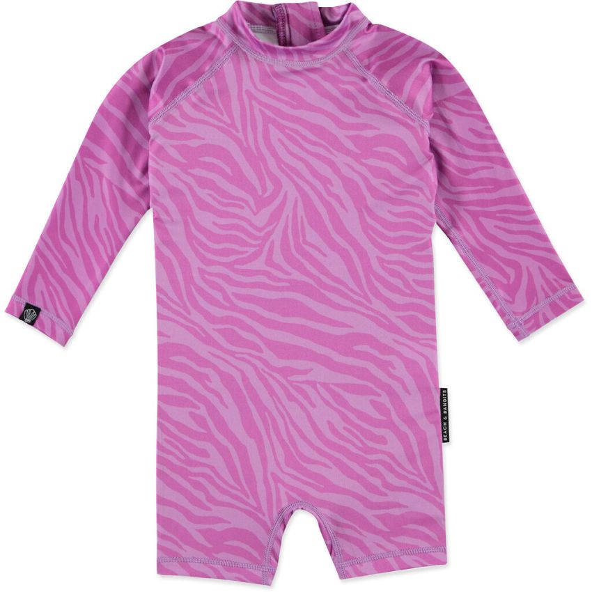 Beach & Bandits - UV Badeoverall Baby Purple Shade Tiger
