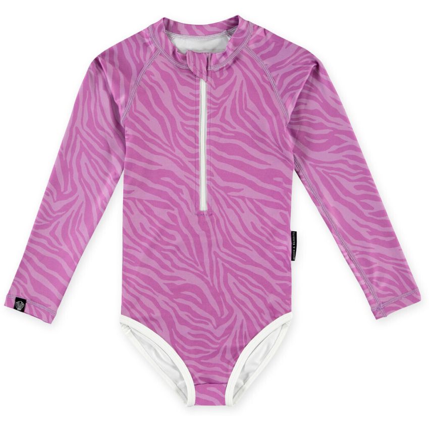 Beach & Bandits - UV Badeanzug Purple Shade Tiger