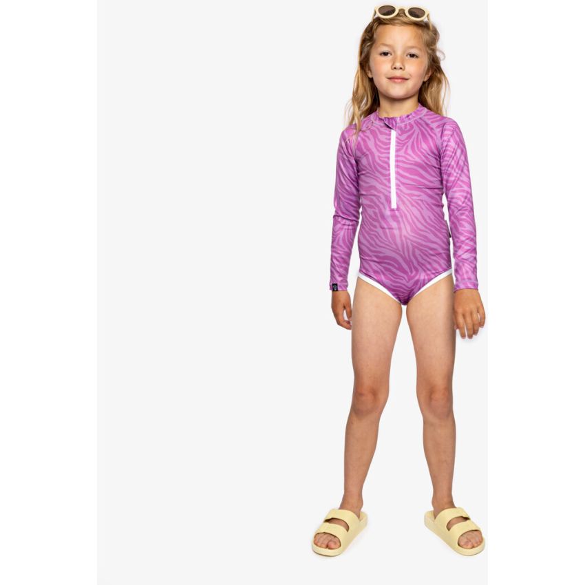 Beach & Bandits - UV Badeanzug Purple Shade Tiger