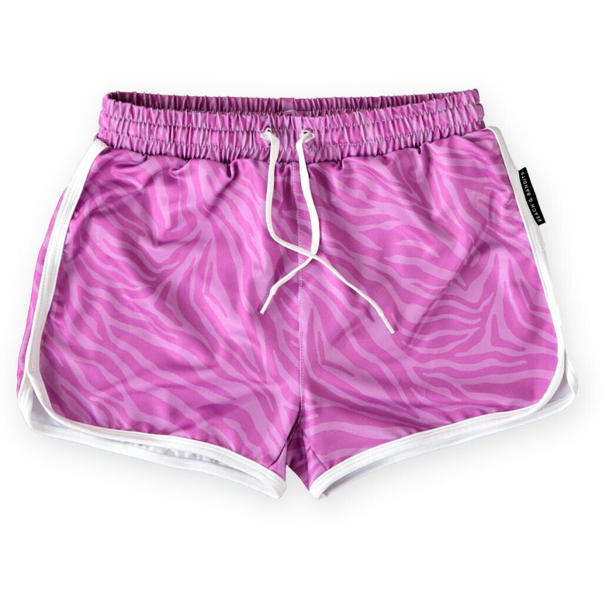 Beach & Bandits - UV Surfer Badeshorts Purple Shade Tiger