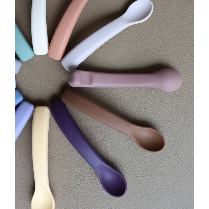 Lille Vilde - Babylöffel Set Erdfarben