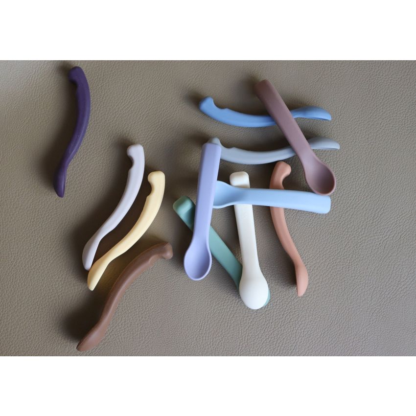 Lille Vilde - Babylöffel Set Erdfarben